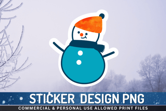 Download Winter Snowman  Clipart Sticker Png - Sticker Collection