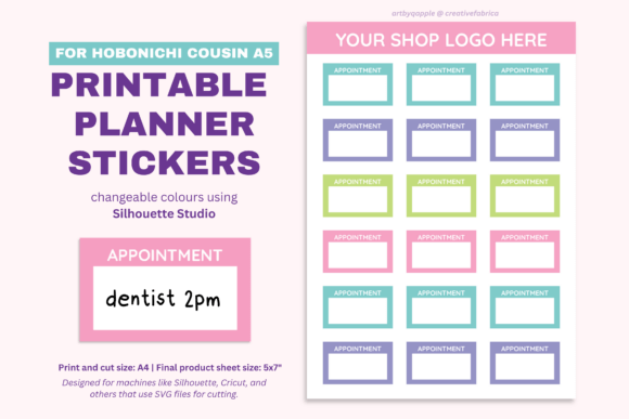 Download Appointment Planner Stickers Hobonichi - Sticker Collection