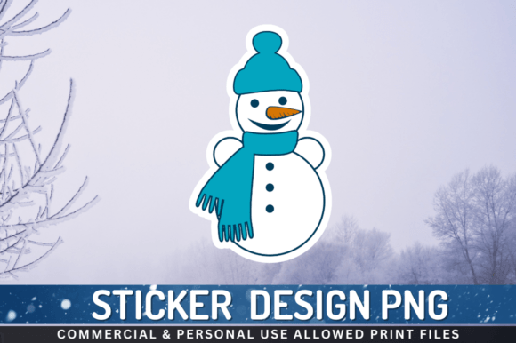 Download Winter Snowman  Clipart Sticker Png Desi - Sticker Collection