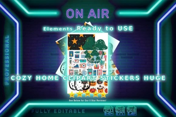 Download Cozy Home Clipart Stickers Huge - Sticker Collection