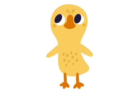 Download Funny Duckling. Cute Little Farm Bird Ch - Little farm Collection