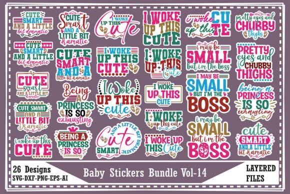 Download Baby Stickers Bundle Vol-14 - Sticker Collection