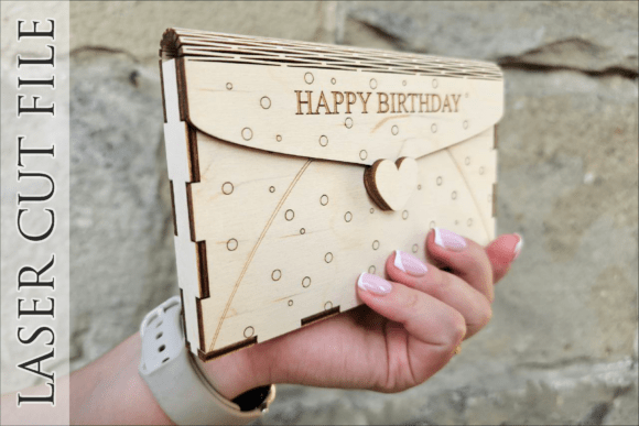Download Wood Envelope Gift Box SVG - Envelope Collection