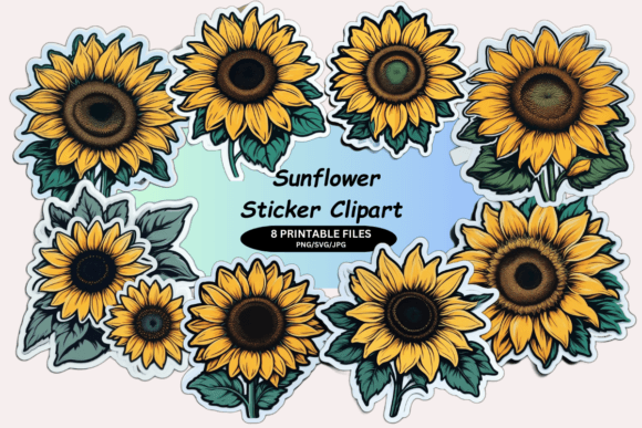 Download Sunflower Sticker Clipart - Sticker Collection