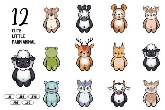 Download Cute Little Farm Animal - Little farm Collection