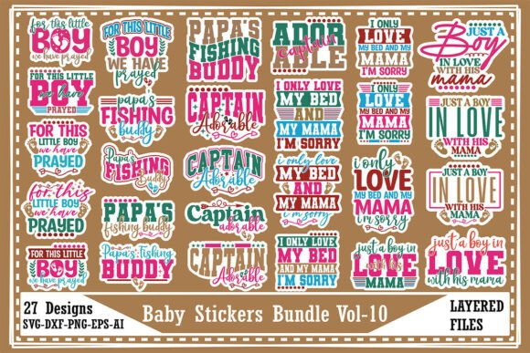 Download Baby Stickers Bundle Vol-10 - Sticker Collection