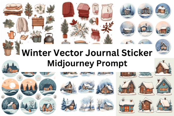 Download Winter Vector Journal Stickers - Sticker Collection